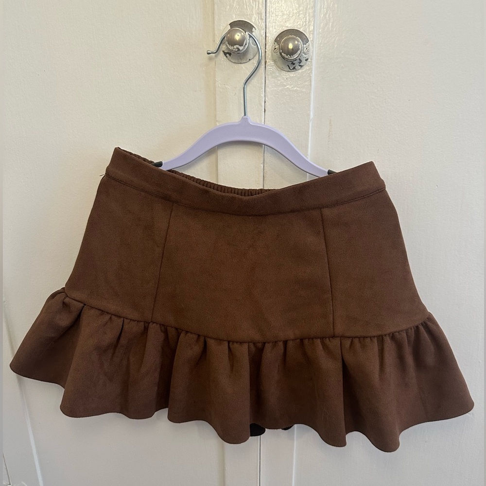 Janie and Jack faux Suade skirt